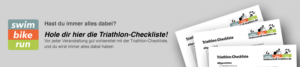 Die Triathlon-Checkliste
